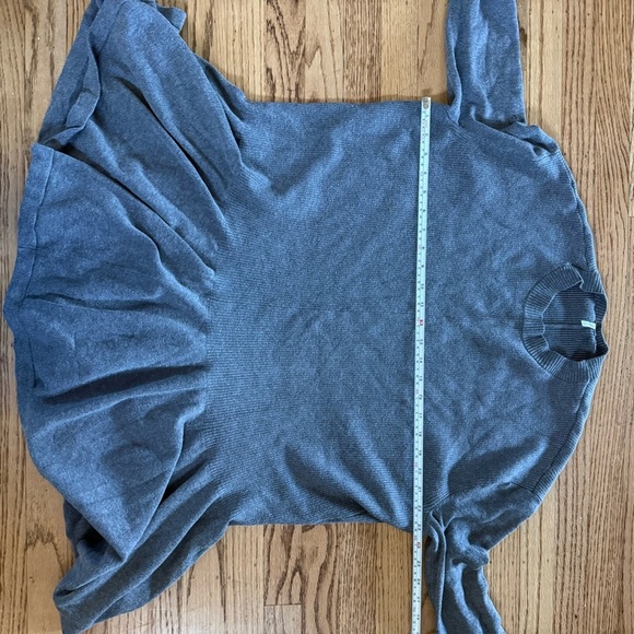 Free People Flounce Hem Sweater Dress • Gray • Size Small - Picture 9 of 11